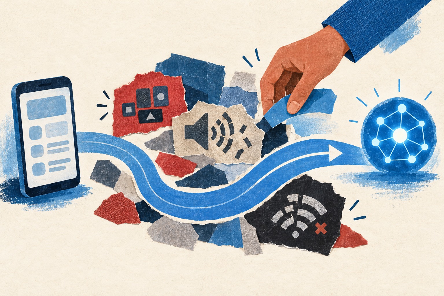 Removing barriers to AI access — AI-generated editorial illustration