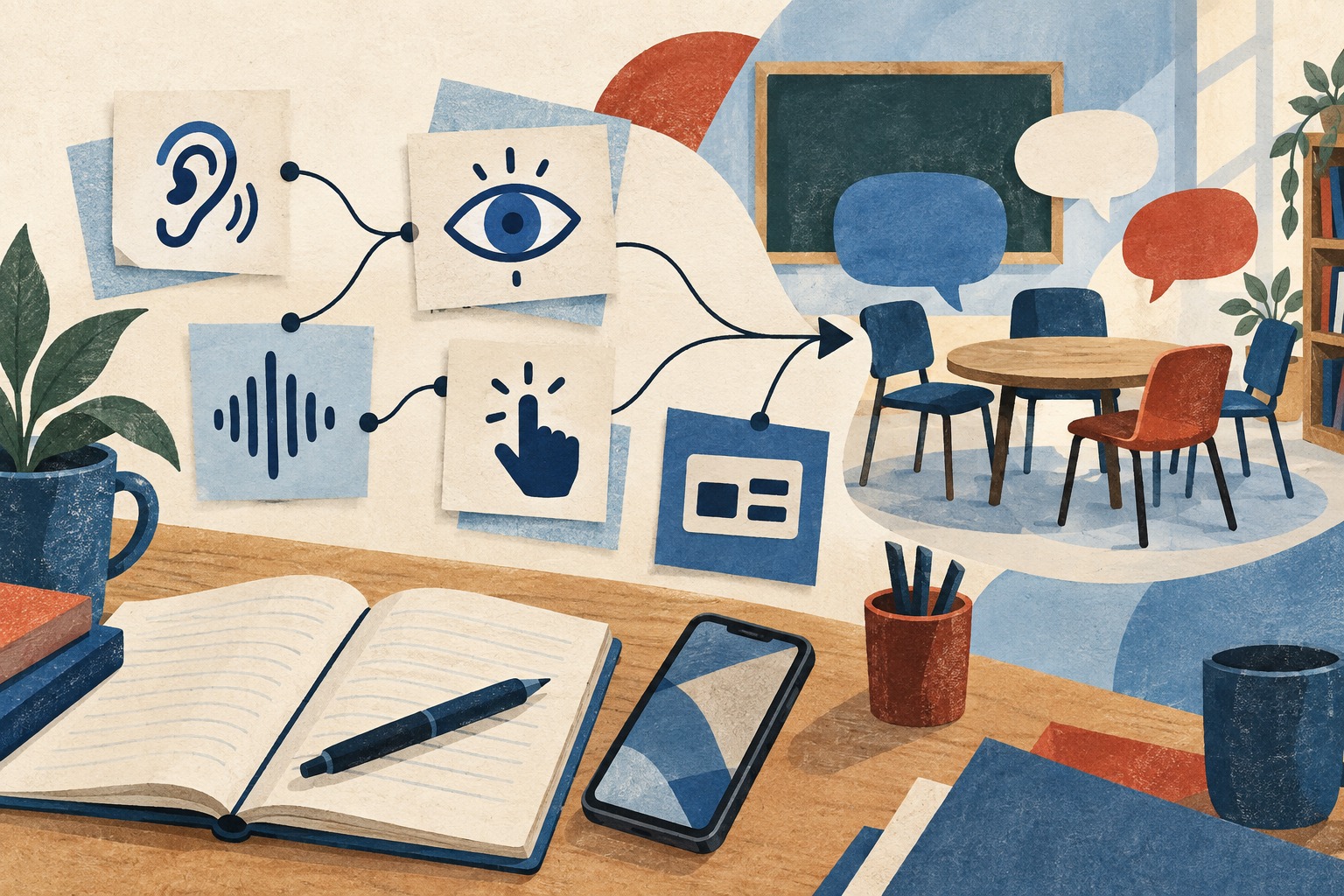 Accessibility as technology education — AI-generated editorial illustration
