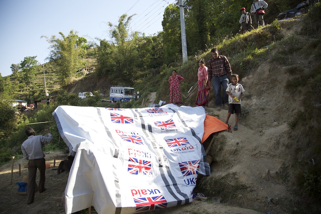 Getting shelter to people in need in Nepal